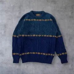 80年代 エディーバウアー ウールニット eddiebauer 古着ヴィンテージ