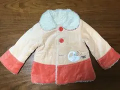 【Petit jam（プチジャム）】110cm スワン刺繍 リバーシブルコート