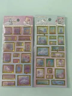 公式サンリオ⭐︎切手シール4枚セットで‼︎