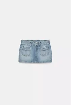 ZARA TRFデニムミニスカート