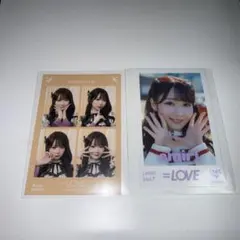 イコラブ 生写真 大谷映美里 4カットフォトカード vol.4 IDミニフォト