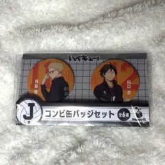 ハイキュー!!HappyくじJ賞コンビ缶バッジセットのサムネイル