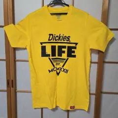 Dickies イエロー Tシャツ LIFE MCMXXII　Lサイズ