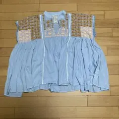 niko and... 刺繍入りノースリーブチュニック