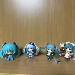 初音ミク/雪ミク ガチャガチャ くじ フィギュア4体セット