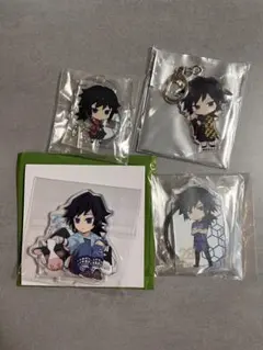 鬼滅の刃　冨岡義勇　アクリルスタンド　チャーム　セット