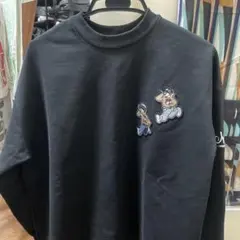 カオヨリナカミ　トレーナー M 黒