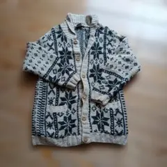 amazing hot studio ノルディック柄カーディガン　М