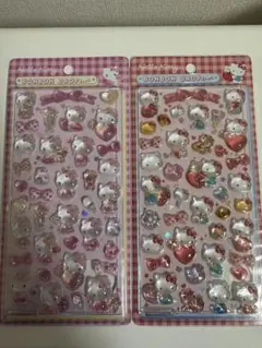 ボンボンドロップシール　キティ　２枚セット