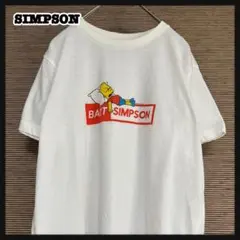 【シンプソンズ】半袖Tシャツ　白　バート　キャラクタ　アニメ　アメコミ　＊６のサムネイル