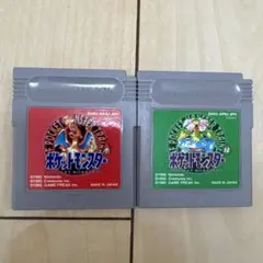 ゲームボーイ ポケットモンスター 赤・緑 2本セット