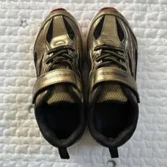 瞬足　ゴールド×ブラック　21.0cm