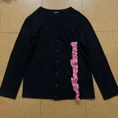 激レア　CUNE 腸モチーフ　クセ強アート　カーディガン　ユニセックス　黒のサムネイル