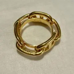 エルメス［レガート］スカーフリング　シェーヌダンクルモチーフ