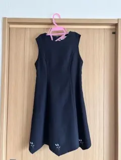 紺色ノースリーブワンピース 140