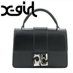 にこ様専用 X-girl ロゴバックル 2way ショルダーバッグ ブラック