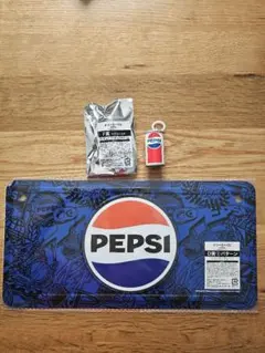 PEPSI ドリーミーくじ インテリアプレート☆ミニフィギュアチャームセット