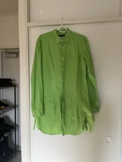 comme des garçons homme plus グリーンシャツ