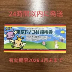 東京ドイツ村　招待券　2026、3月末まで！のサムネイル
