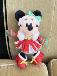 ミニー ぬいぐるみバッジ クリスマス 2008