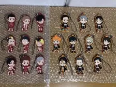 ハイキュー　ラバーストラップ　烏野・音駒セット