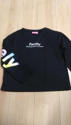 黒 長袖カットソー