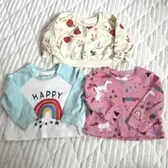 SHEIN COZYCUB 6~9m 80cm ロンT 3点セット 長袖