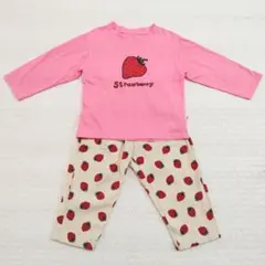 AOSTA　いちご　Tシャツ　ズボン　レギンス　セット　ピンク　XL