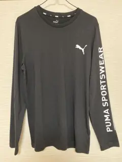 【新品未使用】PUMA 長袖　Ｔシャツ　カットソー　ブラック