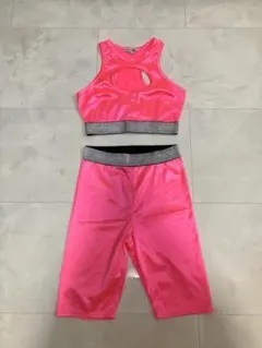 タイムセール♡新品☆ Fashion Nova ネオンピンク セットアップ