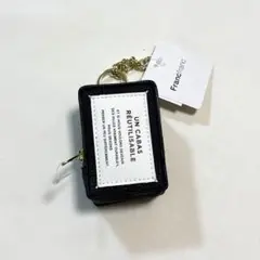Francfranc フランフラン バッグチャームエコバッグ タイポ ブラックのサムネイル
