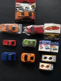 ランボルギーニ ミニカー ダイキャスト プルバック おまけ セット まとめ売り