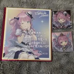 ホロライブ 姫森ルーナ 活動2周年記念 箔押し複製サイン ポストカード