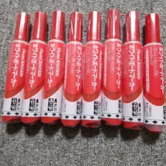 未使用 ぺんてる ホワイトボードマーカー ノックル 丸芯 中字 赤 8本
