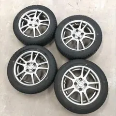 175/65R15アルミホイール4本 スタッドレスタイヤ付き【広島県から