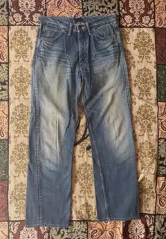 【激安】Lee 40s 50sセンター赤タグ　ストレートデニムパンツ　復刻のサムネイル