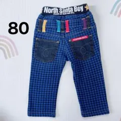 North Santa Boy 千鳥格子パンツ 80サイズ