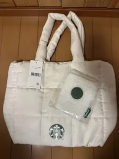 スターバックス2023年福袋キルティングトートバッグ&マルチケース