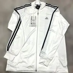 【新品タグ付き】メンズLサイズadidas ホワイト 3本ライン ジャージ