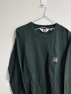 BEN DAVIS ポケット長袖Tシャツ ダークグリーン Mのサムネイル
