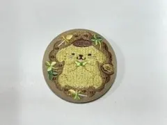 【サンリオ刺繍缶バッジ】ポムポムプリン