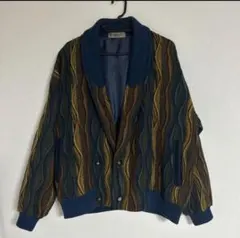 よ*け様 古着　COOGI風　3Dニット カーディガン