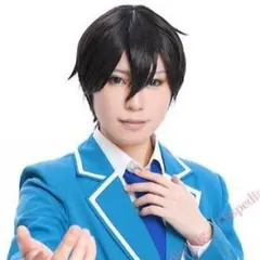 あんさんぶるスターズ! 氷鷹北斗 風 ウィッグ あんスタ コスプレ