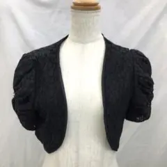 U120Nレディースボレロ黒M刺繍春夏LESTROSE 4/22のサムネイル
