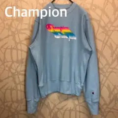 チャンピオン　Champion カラフルロゴ スウェット　リバースウィーブ　R