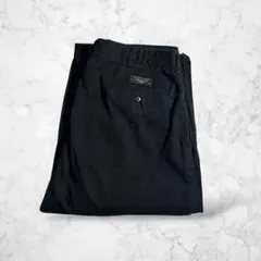 90s〜00s Polo Ralph Lauren ANDREW 2タック黒チノ