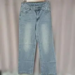 ⭐新品⭐ABITOKYOキラキラ ストーン付き デニムパンツのサムネイル