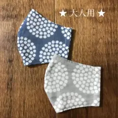 ハンドメイド 立体インナーマスク 大人用 2枚セット