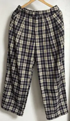 RODEOCROWNS チェックワイドパンツ