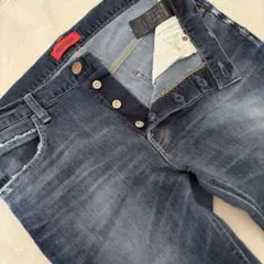 RED CARD レッドカード デニムパンツ 日本製 34インチ ダメージ加工品